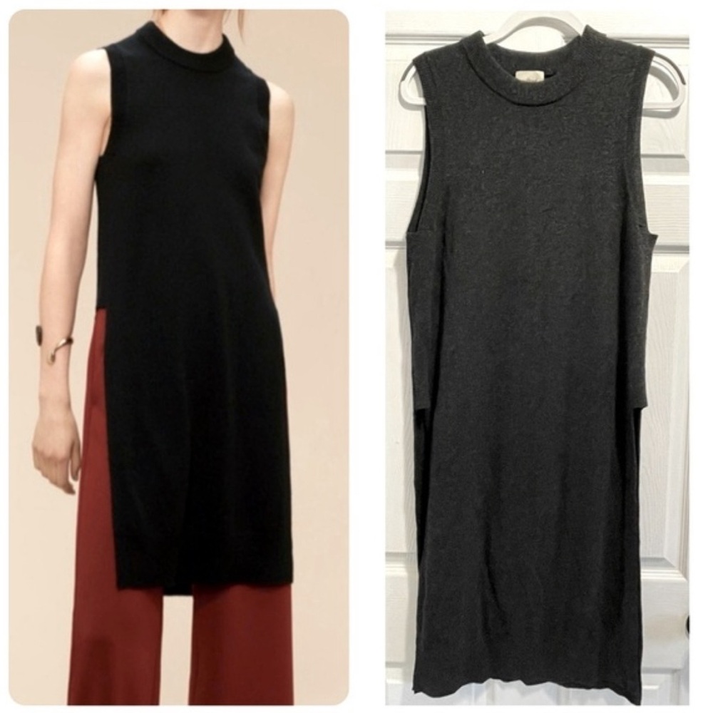 Aritzia Black Sleeveless Tunic